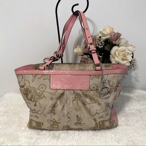 Beautiful Pink  Signature Coach Purse